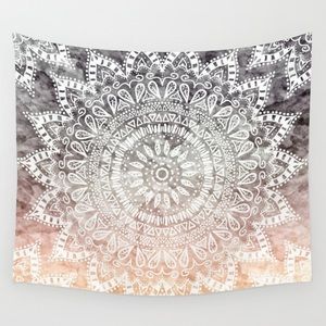 NWOT Society6 Mandala Tapestry 88”x 104”